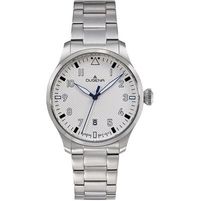Dugena Herrenuhr Kappa Quarz 4461137 Edelstahl Dugena Herrenuhr Kappa Quarz 4461137 Edelstahl