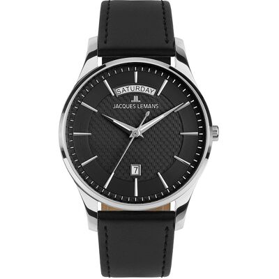 Jacques Lemans Herrenuhr London 1-2193A Edelstahl Jacques Lemans Herrenuhr London 1-2193A Edelstahl