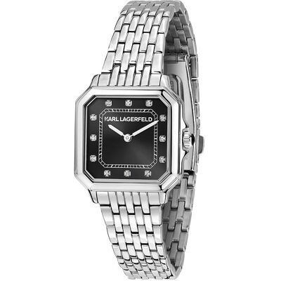 Karl Lagerfeld Damenuhr Icon Square R0553110507 Edelstahl Karl Lagerfeld Damenuhr Icon Square R0553110507 Edelstahl