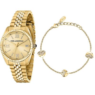 Karl Lagerfeld Uhren-Set Timeless Code R0553108501 Karl Lagerfeld Uhren-Set Timeless Code R0553108501