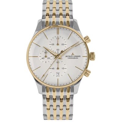 Jacques Lemans Chronograph Classic 1-2163J Edelstahl Jacques Lemans Chronograph Classic 1-2163J Edelstahl