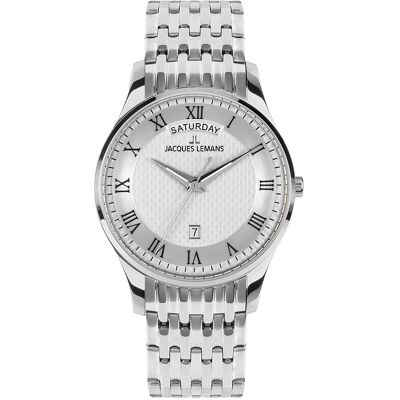 Jacques Lemans Herrenuhr Classic 1-2193N Edelstahl Jacques Lemans Herrenuhr Classic 1-2193N Edelstahl