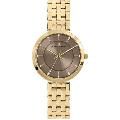 Jacques Lemans Damenuhr Elegance 1-2211F Edelstahl Jacques Lemans Damenuhr Elegance 1-2211F Edelstahl