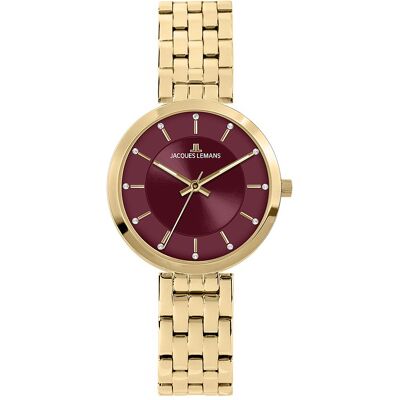 Jacques Lemans Damenuhr Elegance 1-2211H Edelstahl Jacques Lemans Damenuhr Elegance 1-2211H Edelstahl