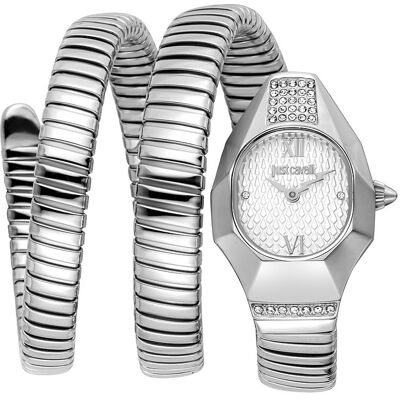 Just Cavalli Damenuhr Signature Snake JC1L397M0015 Edelstahl Just Cavalli Damenuhr Signature Snake JC1L397M0015 Edelstahl