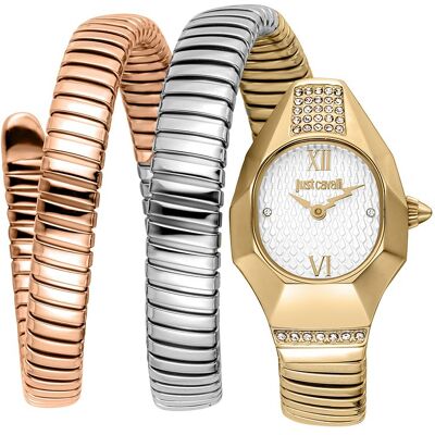 Just Cavalli Damenuhr Signature Snake JC1L397M0095 Edelstahl Just Cavalli Damenuhr Signature Snake JC1L397M0095 Edelstahl