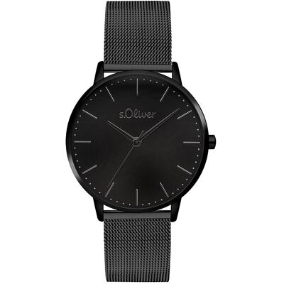s.Oliver Damenuhr Classic Mesh Medium SO-4465-MQ Metall s.Oliver Damenuhr Classic Mesh Medium SO-4465-MQ Metall