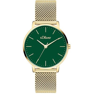 s.Oliver Damenuhr Classic Mesh Medium SO-4466-MQ Metall s.Oliver Damenuhr Classic Mesh Medium SO-4466-MQ Metall