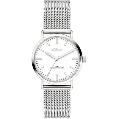 s.Oliver Damenuhr Classic Mesh Small SO-4545-MQ Edelstahl s.Oliver Damenuhr Classic Mesh Small SO-4545-MQ Edelstahl