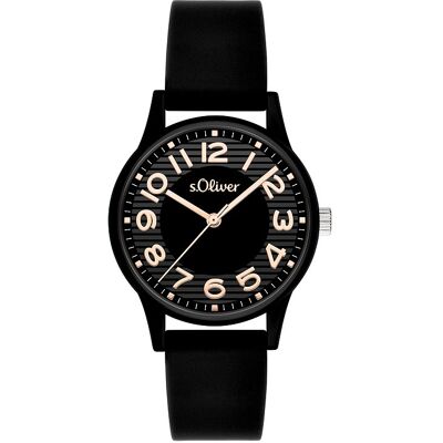 s.Oliver Damenuhr sportlich mit eleganter Note SO-4557-PQ Kunststoff s.Oliver Damenuhr sportlich mit eleganter Note SO-4557-PQ Kunststoff