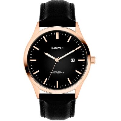 s.Oliver Herrenuhr Klassisch & Elegant SO-4428-LQ Metall s.Oliver Herrenuhr Klassisch & Elegant SO-4428-LQ Metall