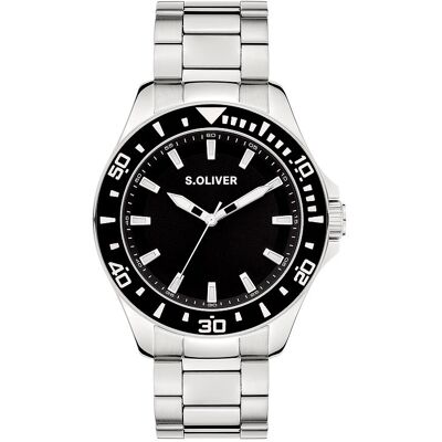 s.Oliver Herrenuhr Modern & Zeitlos SO-4456-MQ Metall s.Oliver Herrenuhr Modern & Zeitlos SO-4456-MQ Metall