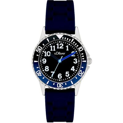 s.Oliver Kinderuhr für coole Jungs SO-4518-PQ Metall s.Oliver Kinderuhr für coole Jungs SO-4518-PQ Metall