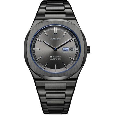 D1 Milano Herrenuhr 39mm, Dark Illusion UHBJ08 Edelstahl D1 Milano Herrenuhr 39mm, Dark Illusion UHBJ08 Edelstahl