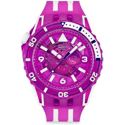 Swatch Unisexuhr 2604 SWATCH SCUBAQUA SSCU09P100 Kunststoff Swatch Unisexuhr 2604 SWATCH SCUBAQUA SSCU09P100 Kunststoff
