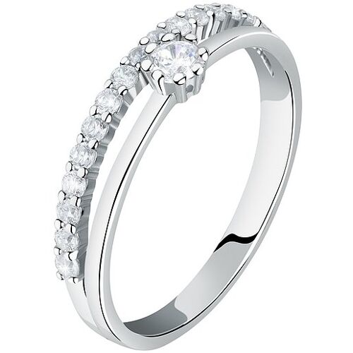 Live Diamond Damenring LDW036104014 375er Weißgold, recycelt