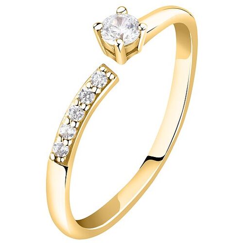 Live Diamond Damenring LDY015113012 375er Gelbgold, recycelt