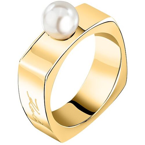 Karl Lagerfeld Damenring Pearl KLAYR16018 Edelstahl