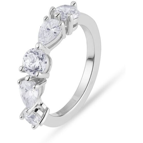 JETTE Damenring CASCADE 89221807 925er Silber, recycelt