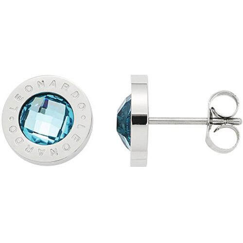 Leonardo Ohrstecker 015785 Edelstahl, Glas