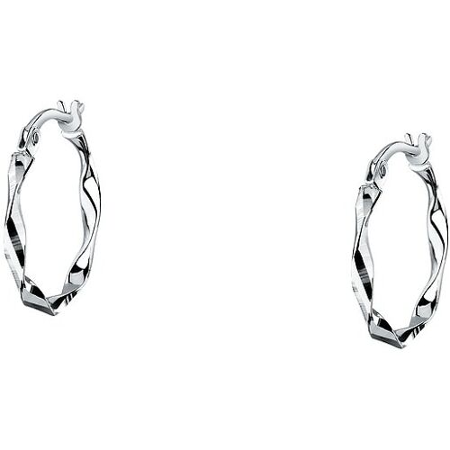 Valeria Creolen 89131715 585er Weißgold