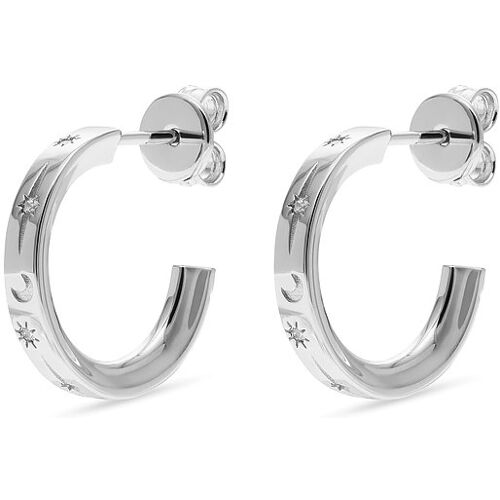 JETTE Creolen STARDUST 89193500 925er Silber, recycelt