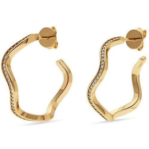 JETTE Creolen WAVES 89193535 925er Silber, recycelt