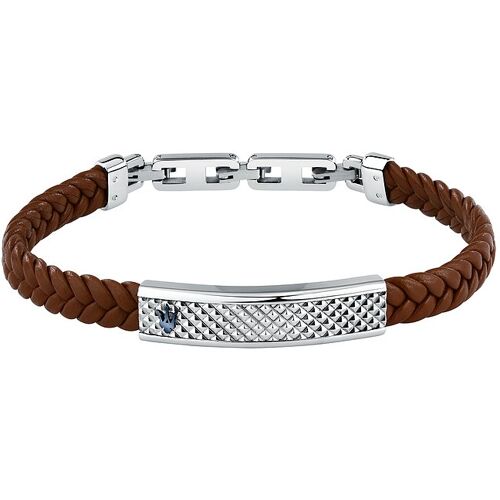 Maserati Armband Leather JM525AVE37 Edelstahl