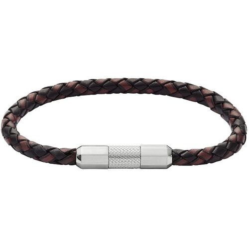 Fossil Armband Knox JF04918040 Leder, Edelstahl