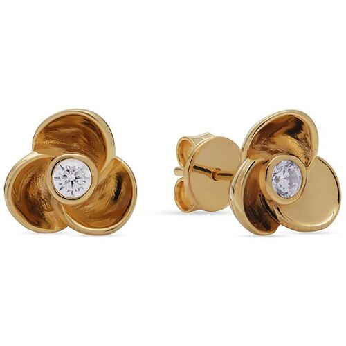 JETTE Ohrstecker FLOWERS 89221766 925er Silber, recycelt