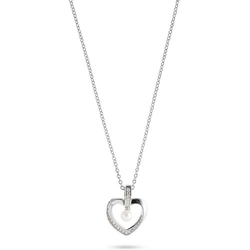 JETTE Kette TWISTED HEART 89221852 925er Silber, recycelt