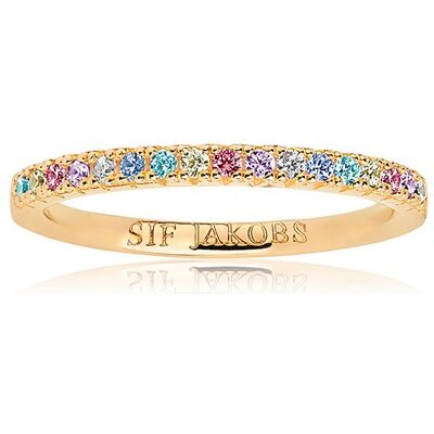 Sif Jakobs Jewellery Damenring SJ-R2869-XCZ(YG)/56 925er Silber Sif Jakobs Jewellery Damenring SJ-R2869-XCZ(YG)/56 925er Silber