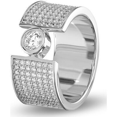JETTE Damenring CASCADE 88312228 925er Silber JETTE Damenring CASCADE 88312228 925er Silber