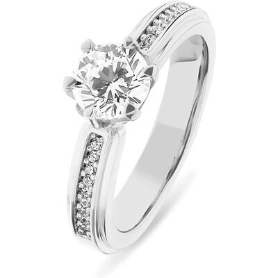 JETTE Damenring DIAMOND 88601068 925er Silber JETTE Damenring DIAMOND 88601068 925er Silber