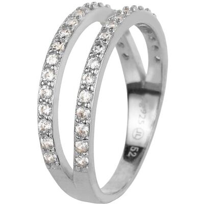 Jacques Lemans Damenring SE-R214A52 925er Silber Jacques Lemans Damenring SE-R214A52 925er Silber