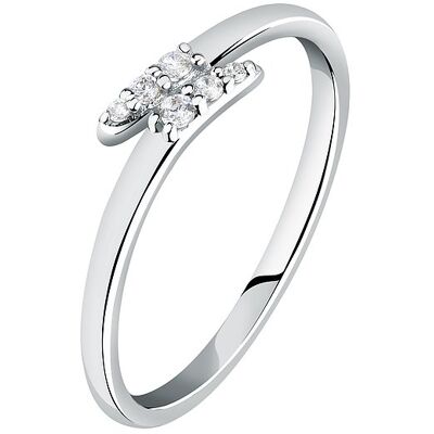 Live Diamond Damenring LDW006101014 375er Weißgold, recycelt Live Diamond Damenring LDW006101014 375er Weißgold, recycelt
