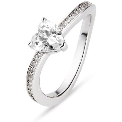 JETTE Damenring LOVE DIAMOND 89193529 925er Silber, recycelt JETTE Damenring LOVE DIAMOND 89193529 925er Silber, recycelt