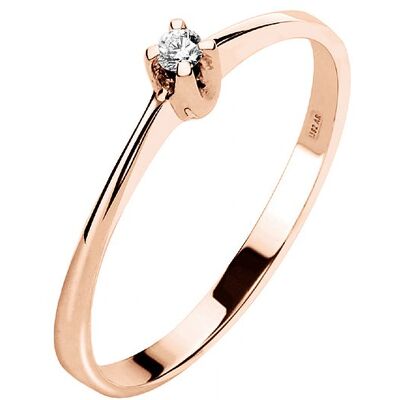 Valeria Damenring 89209707 375er Roségold Valeria Damenring 89209707 375er Roségold