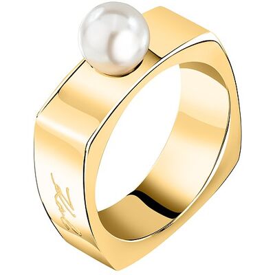 Karl Lagerfeld Damenring Pearl KLAYR16018 Edelstahl Karl Lagerfeld Damenring Pearl KLAYR16018 Edelstahl