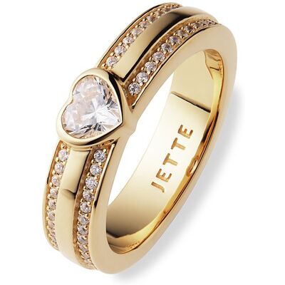 JETTE Damenring HEARTS 89217372 925er Silber JETTE Damenring HEARTS 89217372 925er Silber