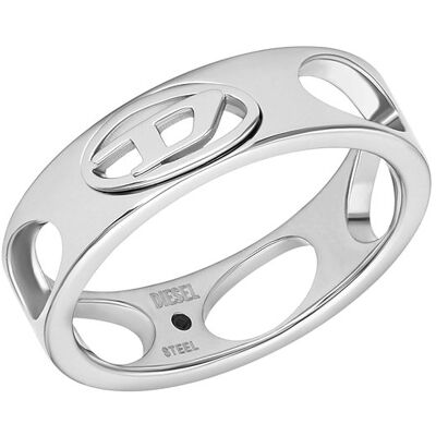 Diesel Herrenring OVAL D LOGO DX1665040 Edelstahl Diesel Herrenring OVAL D LOGO DX1665040 Edelstahl