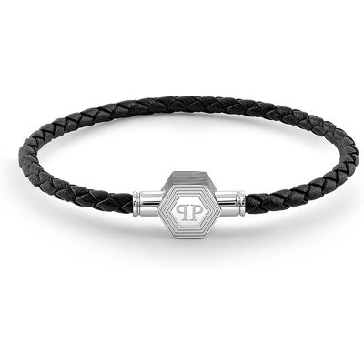 Philipp Plein Armband PJ6GA02BS Edelstahl, Leder Philipp Plein Armband PJ6GA02BS Edelstahl, Leder