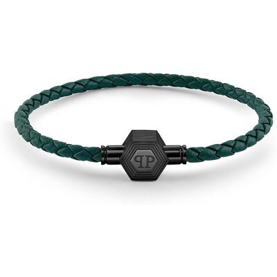 Philipp Plein Armband PJ6GA01BL Edelstahl, Leder Philipp Plein Armband PJ6GA01BL Edelstahl, Leder