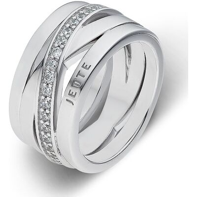 JETTE Damenring ENDLESS 86736489 925er Silber rhodiniert JETTE Damenring ENDLESS 86736489 925er Silber rhodiniert