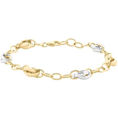 Valeria Armband 86396955 585er Gelbgold, 585er Weißgold Valeria Armband 86396955 585er Gelbgold, 585er Weißgold