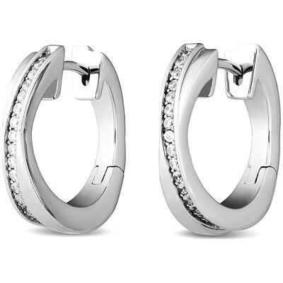 JETTE Creolen WRAPPED 87223183 925er Silber rhodiniert JETTE Creolen WRAPPED 87223183 925er Silber rhodiniert
