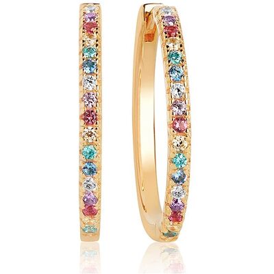 Sif Jakobs Jewellery Creolen SJ-E22030-XCZ-SG 925er Silber Sif Jakobs Jewellery Creolen SJ-E22030-XCZ-SG 925er Silber