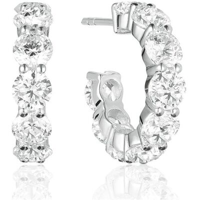 Sif Jakobs Jewellery Creolen SJ-E42115-CZ-SS 925er Silber Sif Jakobs Jewellery Creolen SJ-E42115-CZ-SS 925er Silber