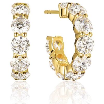 Sif Jakobs Jewellery Creolen SJ-E42115-CZ-SG 925er Silber Sif Jakobs Jewellery Creolen SJ-E42115-CZ-SG 925er Silber