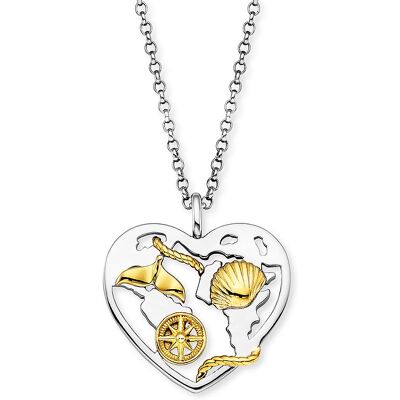 Engelsrufer Kette ERN-ALOHAHEART-BIG 925er Silber Engelsrufer Kette ERN-ALOHAHEART-BIG 925er Silber